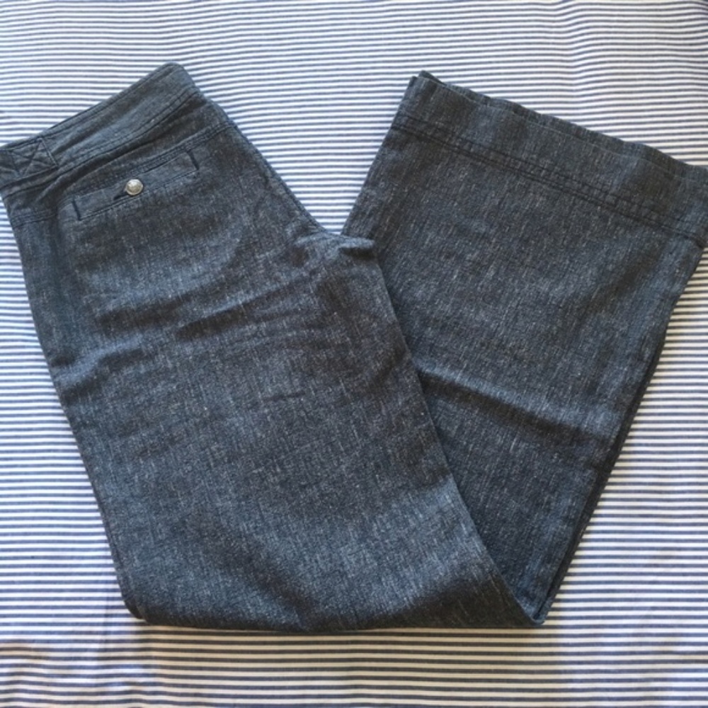 Express Wide Leg Linen Trouser